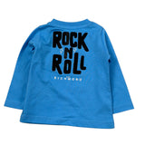 John Richmond Shirt tinta unita con Stampa Azzurro per Neonato RIA26121TS AZZURRO JOHN RICHMOND 