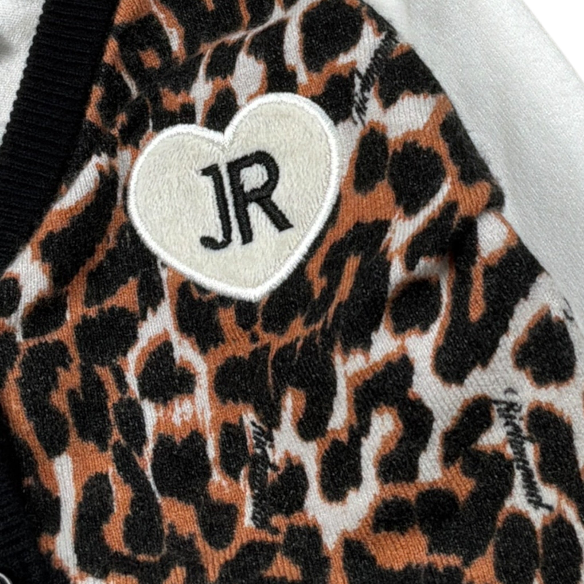 John Richmond Cardigan tinta unita con Fantasia Maculata Bianco per Neonata RIA26127CD BIANCO JOHN RICHMOND 