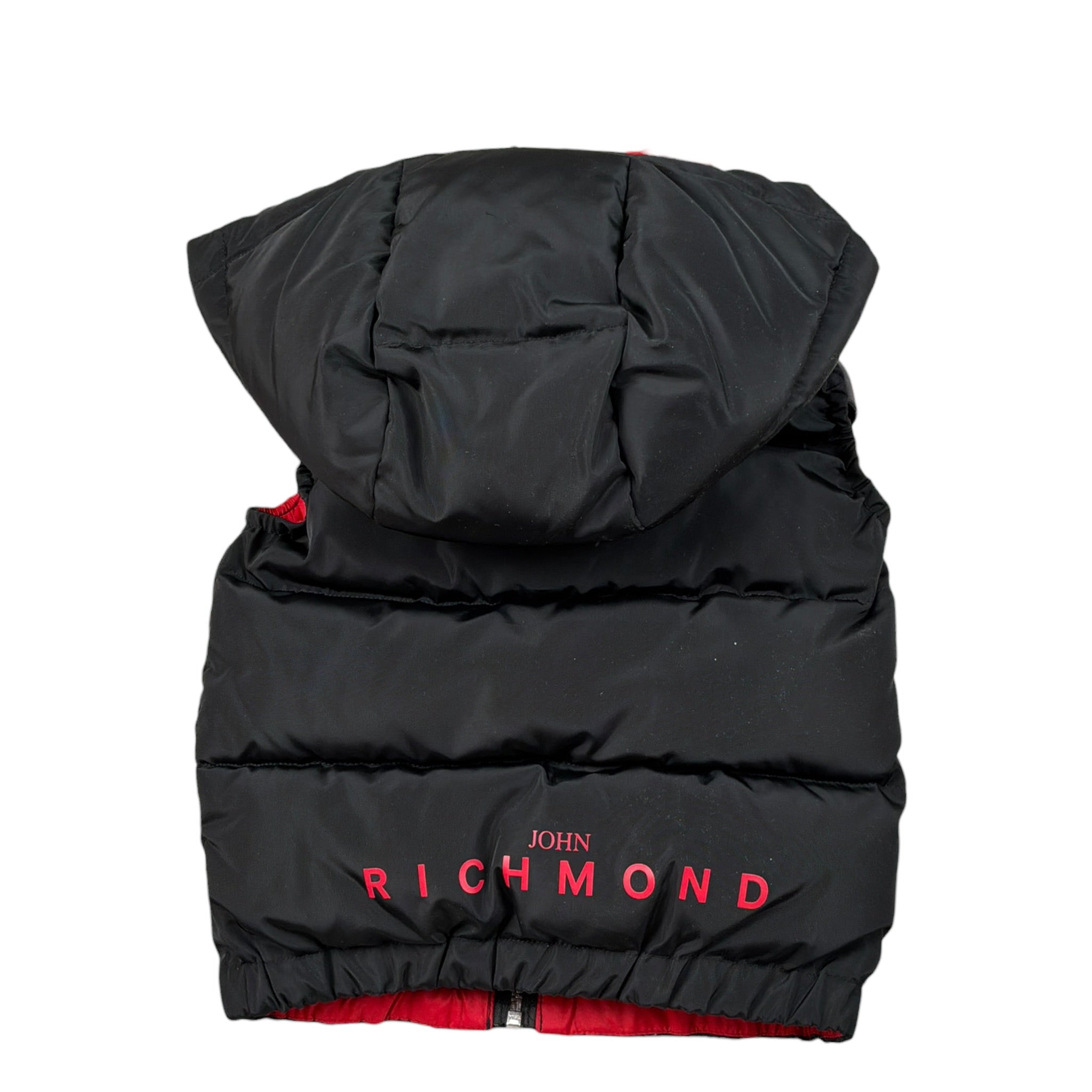 John Richmond Giubbino Smanicato con Zip E Cappuccio Nero per Neonato RIA<26008PI NERO JOHN RICHMOND 