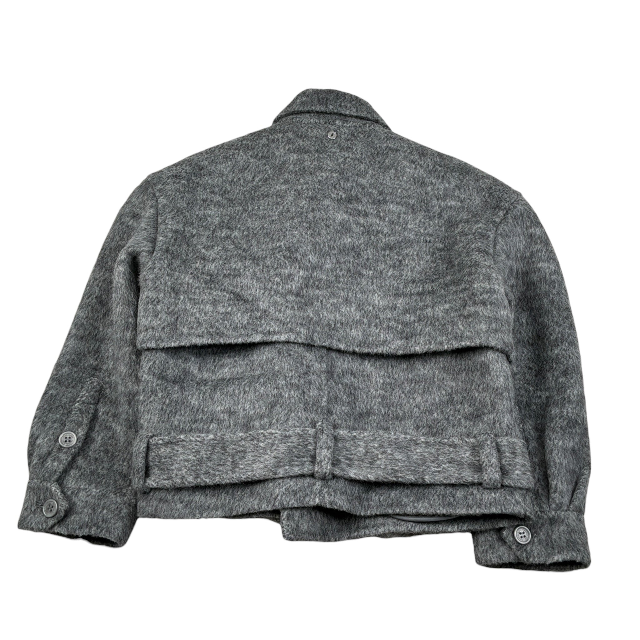 Trussardi Cappotto Modello Crop tinta unita Grigio per Bambina TGA26037CP GRIGIO TRUSSARDI 