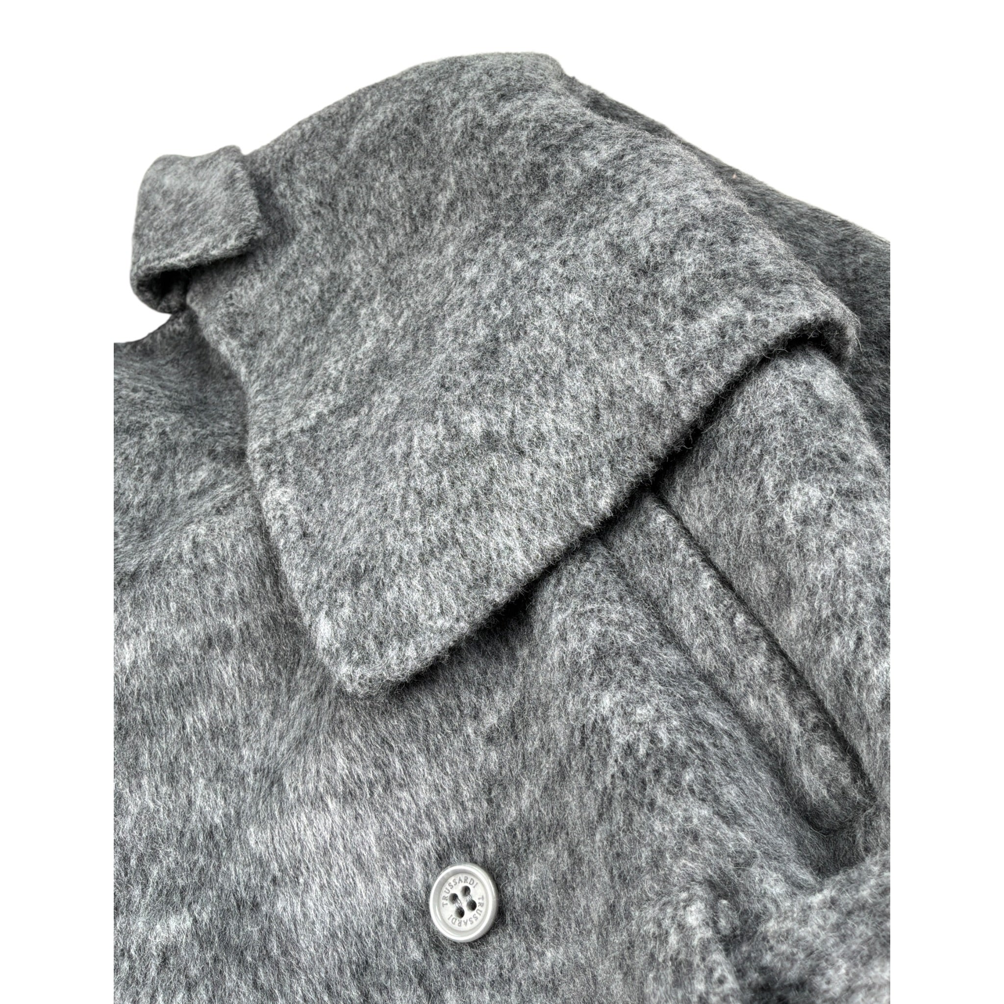 Trussardi Cappotto Modello Crop tinta unita Grigio per Bambina TGA26037CP GRIGIO TRUSSARDI 