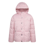 Jordan Giubbino tinta unita con Cappuccio Rosa per Bambina 45D138 ROSA JORDAN 