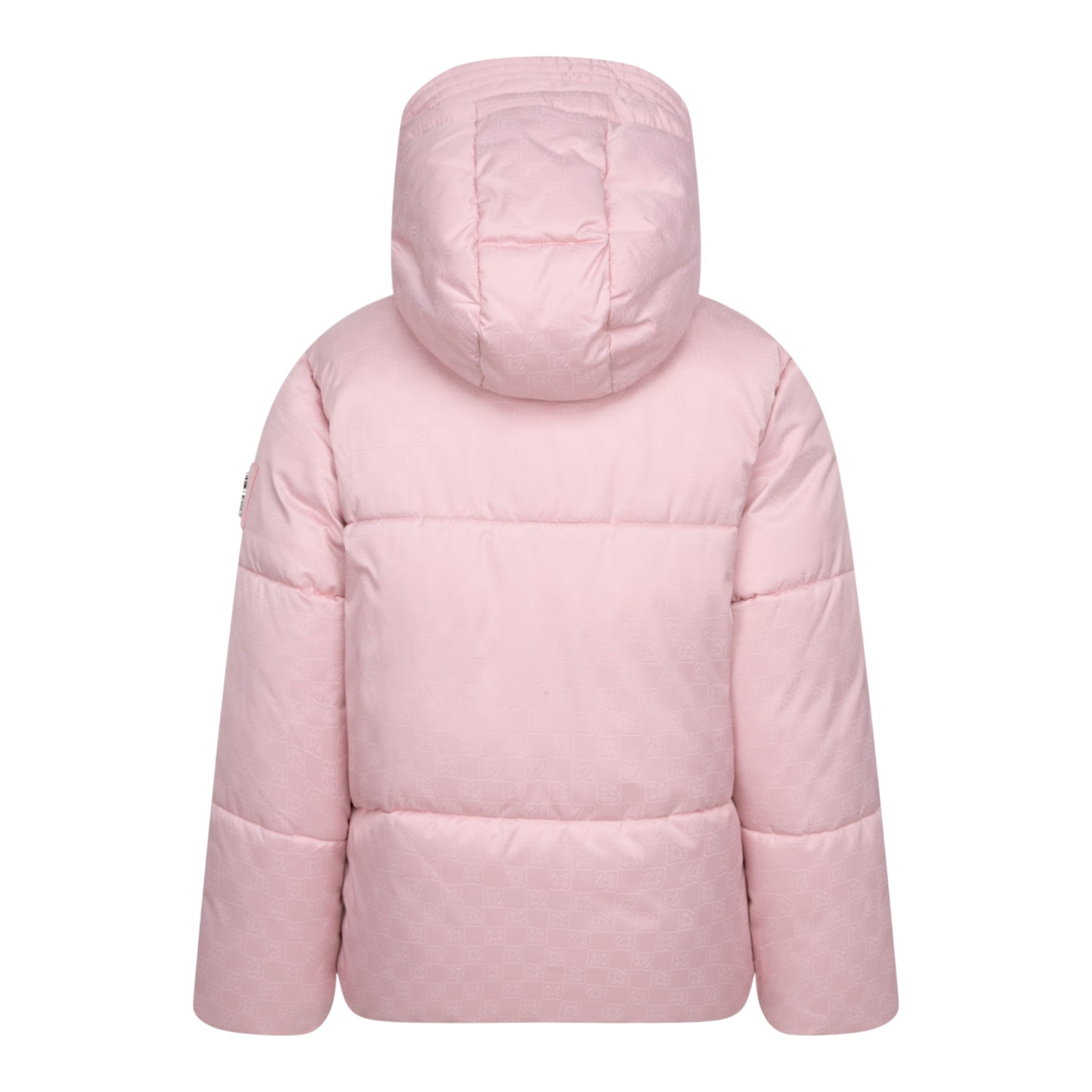 Jordan Giubbino tinta unita con Cappuccio Rosa per Bambina 45D138 ROSA JORDAN 