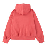 Jordan Felpa Chiusa con Cappuccio tinta unita Rosa per Bambina 45D753 ROSA JORDAN 