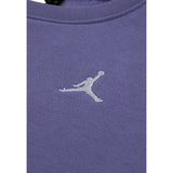 Jordan Felpa Chiusa Girocollo tinta unita con Logo Lilla per Bambina 45F122 LILLA JORDAN 