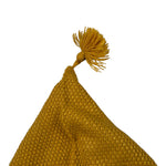 Jose' Varon Cappello tinta unita con Pon Pon Senape per Neonata 0136142 SENAPE JOSE' VARON 
