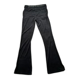 Juicy Couture Pantalone In Velluto tinta unita Modello Zampa Nero per Bambina JBX6501 NERO JUICY COUTURE 