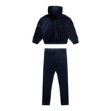 Juicy Couture Completo 2Pz In Velluto Felpa-Leggins Blu per Bambina JBX6617 BLU JUICY COUTURE 