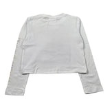 Juicy Couture Shirt Girocollo tinta unita con Brllantini Bianco per Bambina JBX6619 BIANCO JUICY COUTURE 