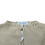 Juliana Coprispalle tinta unita con Trafori Beige per Neonata 25213 BEIGE JULIANA 
