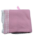 Juliana Coperta tinta unita con Ricami Rosa per Neonata 25512 ROSA JULIANA 