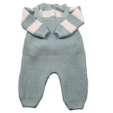 Juliana Completo 2 Pezzi Salopette-Maglia Verde Acqua per Neonato 25606 VERDE ACQUA JULIANA 