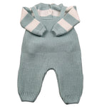Juliana Completo 2 Pezzi Salopette-Maglia Verde Acqua per Neonato 25606 VERDE ACQUA JULIANA 