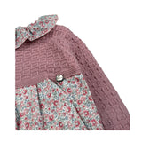 Juliana Abito Manica Lunga Fantasia Floreale Rosa per Neonata 25647 ROSA JULIANA 