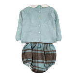 Juliana Completo 2 Pezzi Maglia-Culotte Azzurro per Neonato J4074 AZZURRO JULIANA 