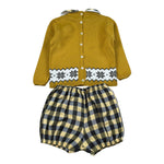 Juliana Completo 2 Pezzi Maglia-Culotte Senape per Bambino J8100 SENAPE JULIANA 