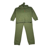 Just Cavalli Completo 2 Pezzi Felpa-Pantalone tinta unita Verde per Bambino JBA26002CF VERDE JUST CAVALLI 