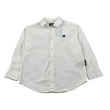 Just Cavalli Camicia Manica Lunga tinta unita con Logo Bianco per Bambino JBA26017CA BIANCO JUST CAVALLI 