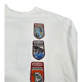 Just Cavalli Felpa Chiusa Girocollo Tinta Jnita con Stampe Panna per Bambino JBA26023FE PANNA JUST CAVALLI 