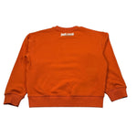 Just Cavalli Felpa Chiusa Girocollo tinta unita con Stampa Arancione per Bambino JBA26040FE ARANCIONE JUST CAVALLI 