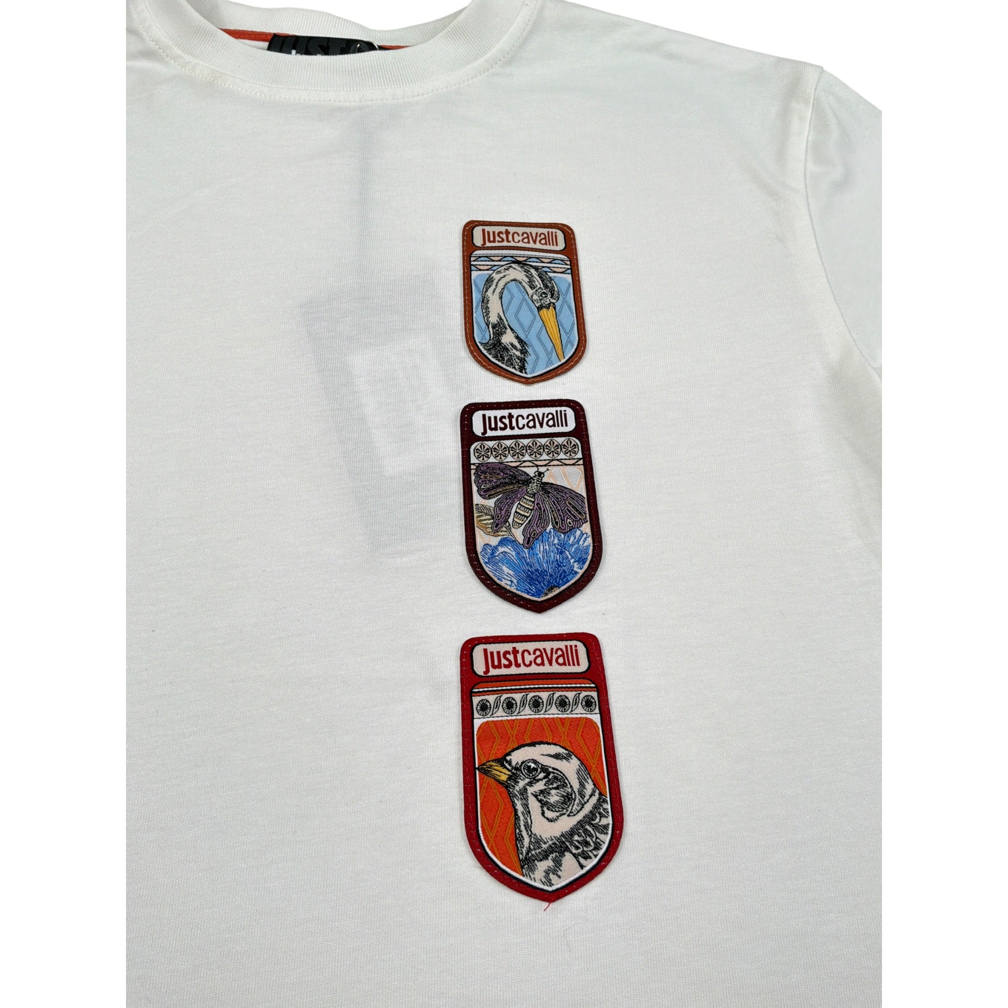 Just Cavalli T-Shirt Girocollo tinta unita con Logo Bianco per Bambino JBA26042TS BIANCO JUST CAVALLI 