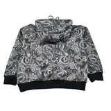Just Cavalli Felpa Chiusa con Cappuccio Stampa Fantasia Grigio per Bambino JBA26065FE GRIGIO JUST CAVALLI 