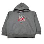 Just Cavalli Felpa Chiusa Conj Cappuccio tinta unita Grigio per Bambino JBA26070FE GRIGIO JUST CAVALLI 