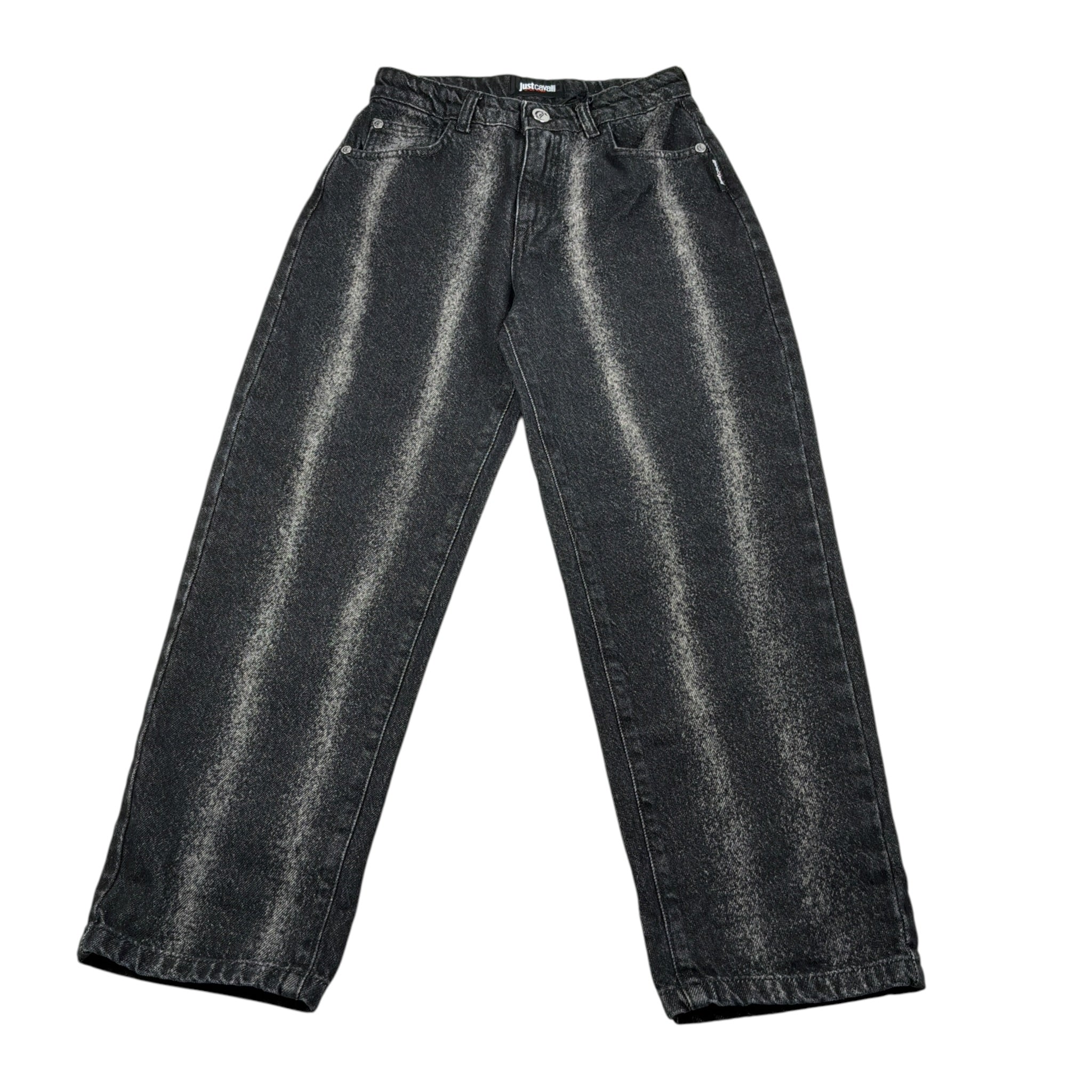 Just Cavalli Jeans tinta unita con Girovita Regolabile Nero per Bambino JBA26085JE NERO JUST CAVALLI 