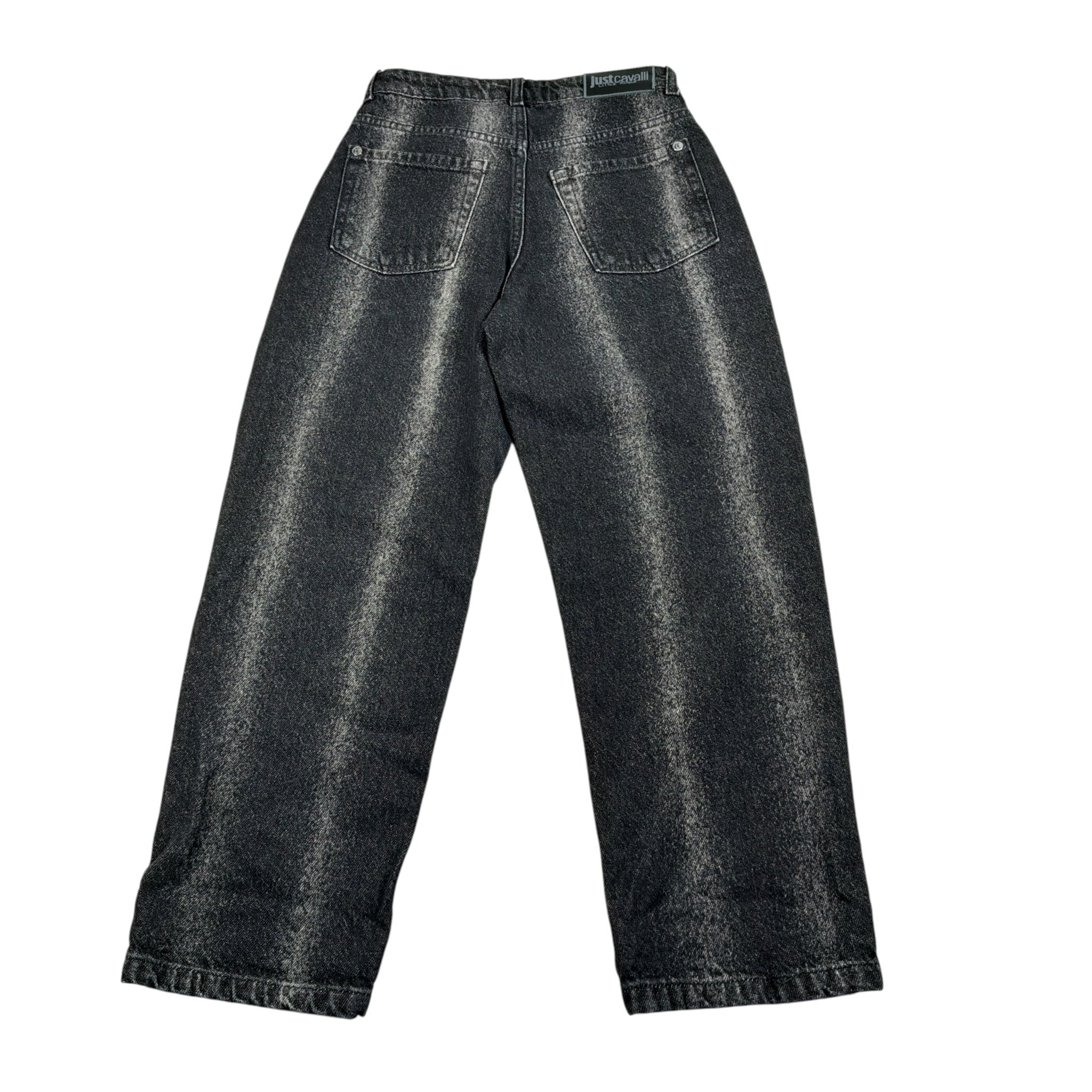 Just Cavalli Jeans tinta unita con Girovita Regolabile Nero per Bambino JBA26085JE NERO JUST CAVALLI 