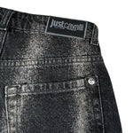 Just Cavalli Jeans tinta unita con Girovita Regolabile Nero per Bambino JBA26085JE NERO JUST CAVALLI 