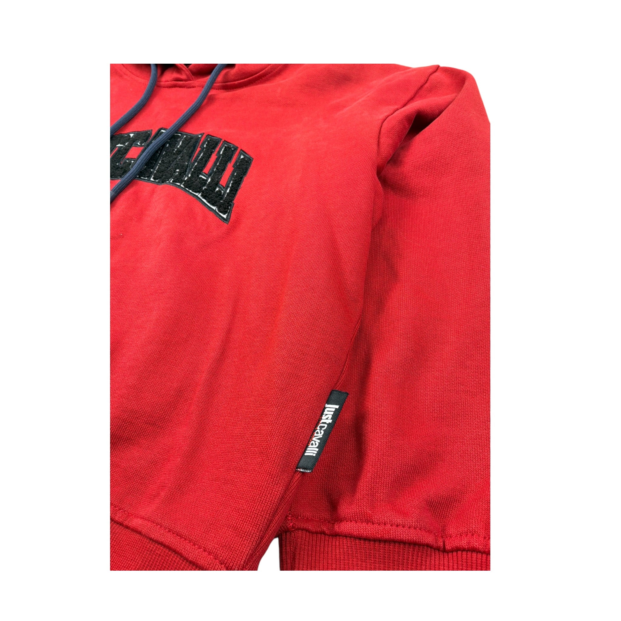 Just Cavalli Felpa Chiusa con Cappuccio tinta unita Rosso per Bambino JBA26086FE ROSSO JUST CAVALLI 