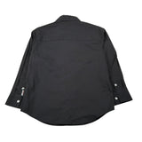 Just Cavalli Camicia Manica Lunga tinta unita con Logo Nero per Bambino JBA2609CA NERO JUST CAVALLI 