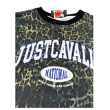 Just Cavalli T-Shirt Girocollo Tinta Fantasia Maculata Nero per Bambino JBA26110TS NERO JUST CAVALLI 