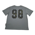 Just Cavalli T-Shirt Girocollo tinta unita con Stampa Grigio per Bambino JBA26112TS GRIGIO JUST CAVALLI 