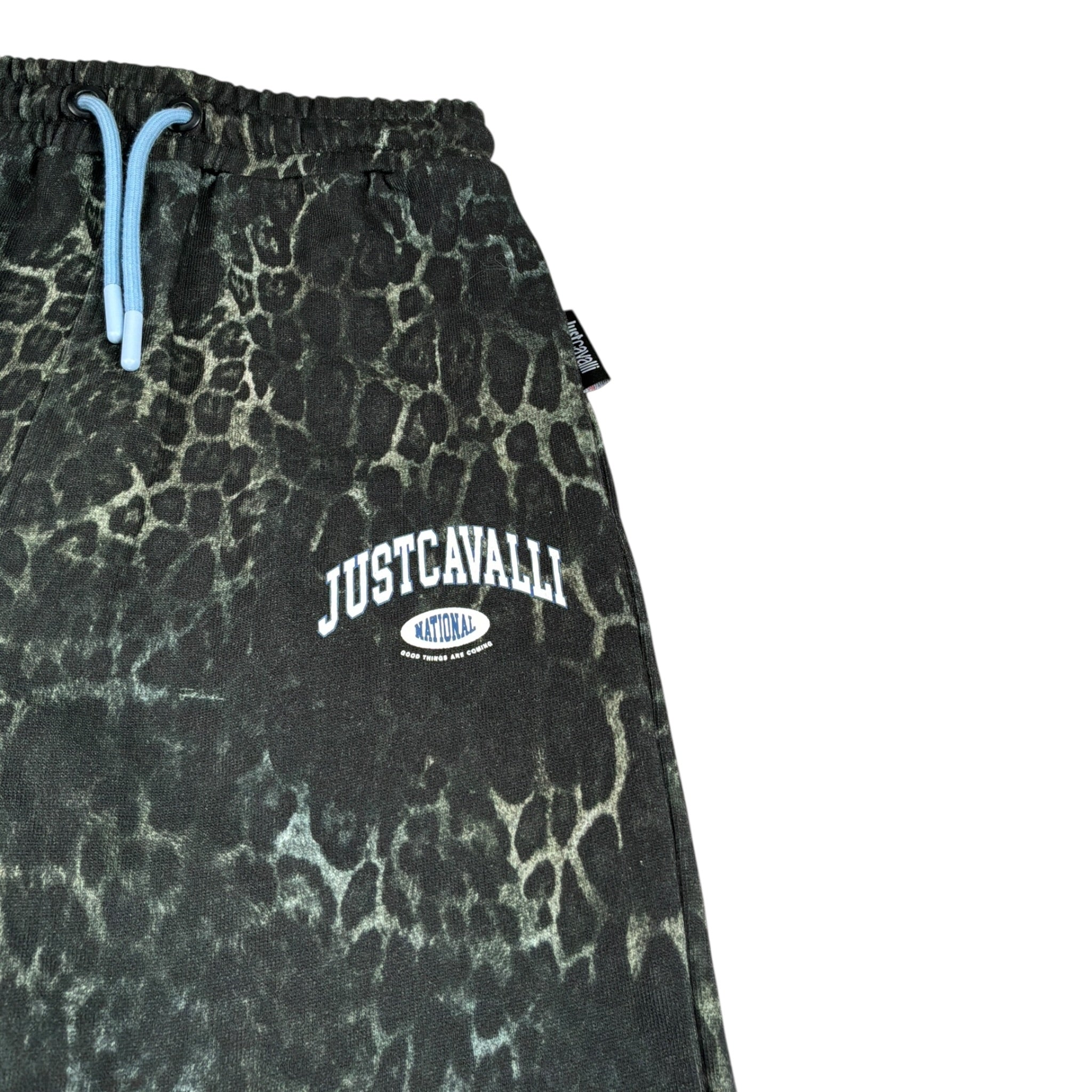 Just Cavalli Pantalone Fantasia Maculata Modello Palazza Nero per Bambina JBA26122PA NERO JUST CAVALLI 