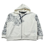 Just Cavalli Felpa con Zip E Cappuccio tinta unita Panna per Bambino JBA26145FE PANNA JUST CAVALLI 