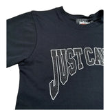 Just Cavalli T-Shirt Girocollo tinta unita con Stampa Nero per Bambina JBA26155TS NERO JUST CAVALLI 