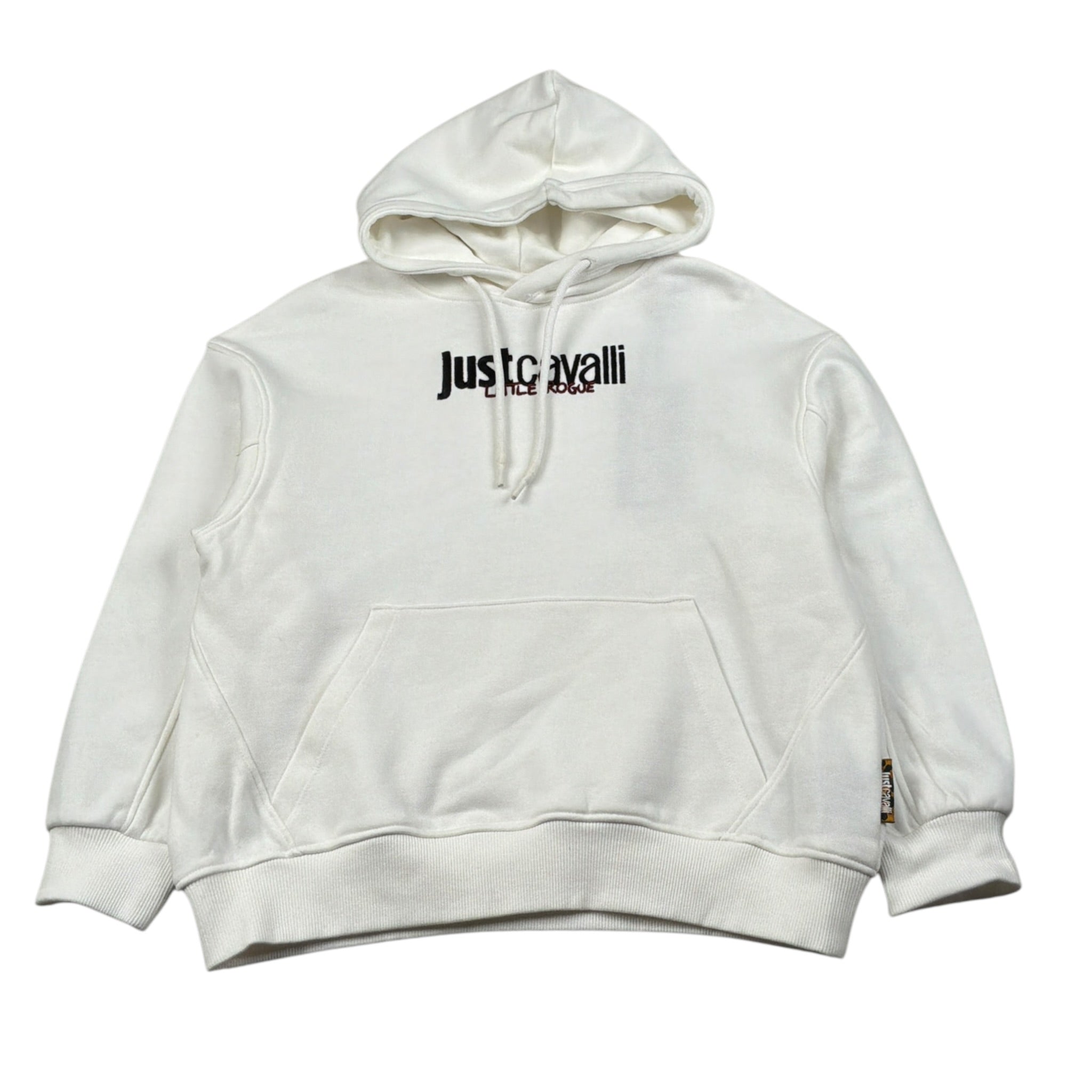 Just Cavalli Felpa Chiusa con Cappuccio tinta unita Bianco per Bambina JGA26003FE BIANCO JUST CAVALLI 