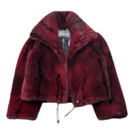 Just Cavalli Pelliccia tinta unita Bordeaux per Bambina JGA26026PL BORDEAUX JUST CAVALLI 