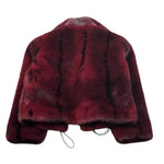 Just Cavalli Pelliccia tinta unita Bordeaux per Bambina JGA26026PL BORDEAUX JUST CAVALLI 