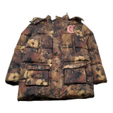 Just Cavalli Giubbino Stampa Fantasia con Cappuccio Marrone per Bambina JGA26043PI MARRONE JUST CAVALLI 