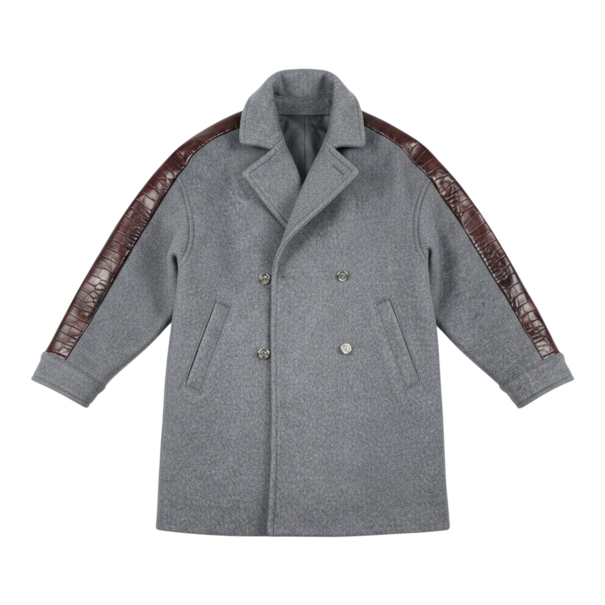 Just Cavalli Cappotto tinta unita con Logo Grigio per Bambina JGA26046CP GRIGIO JUST CAVALLI 
