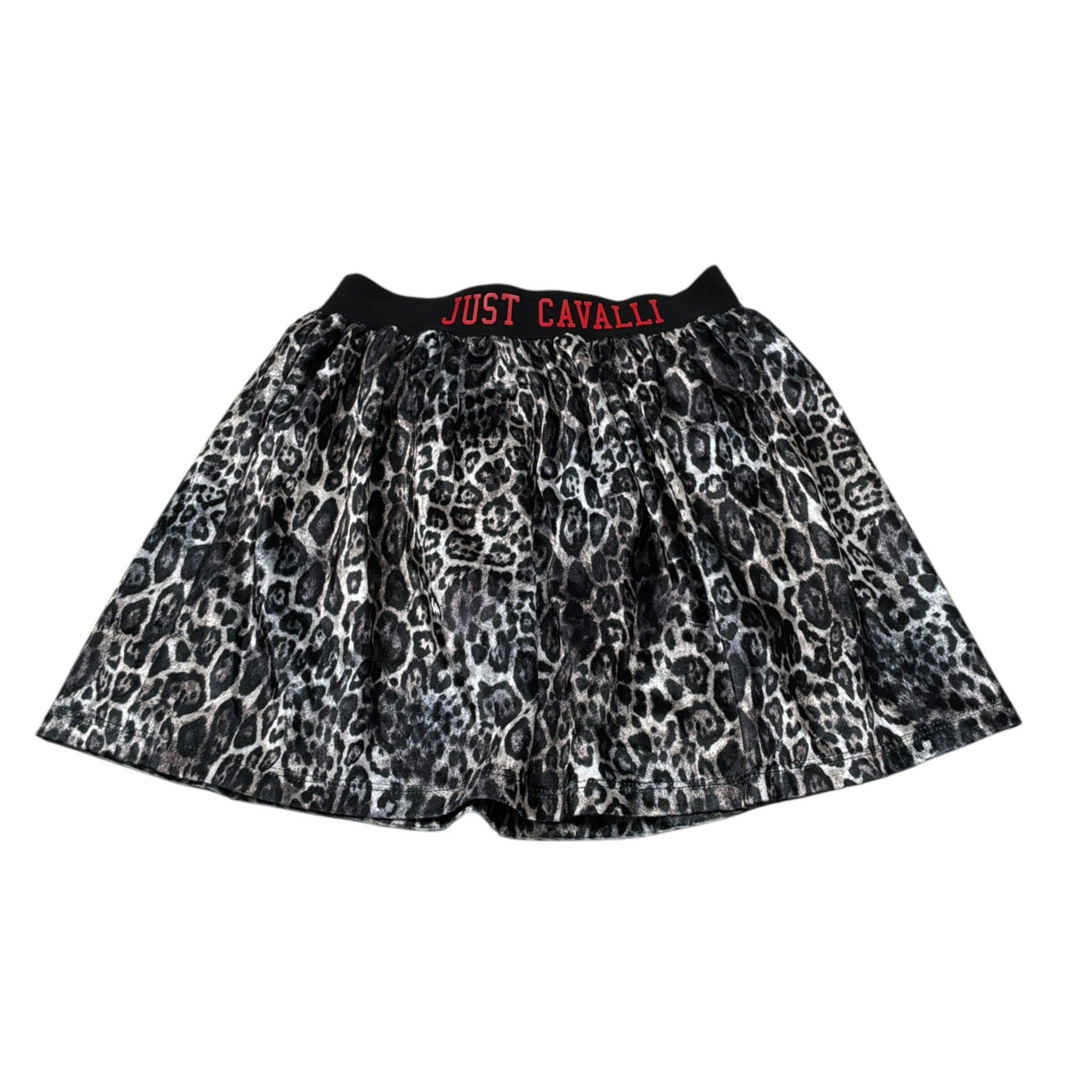 Just Cavalli Gonna Stampa Fantasia Maculata Nero per Bambina JGA26061GO NERO JUST CAVALLI 