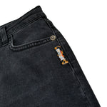 Just Cavalli Jeans tinta unita con Girovita Regolabile Nero per Bambina JGA26103JE NERO JUST CAVALLI 