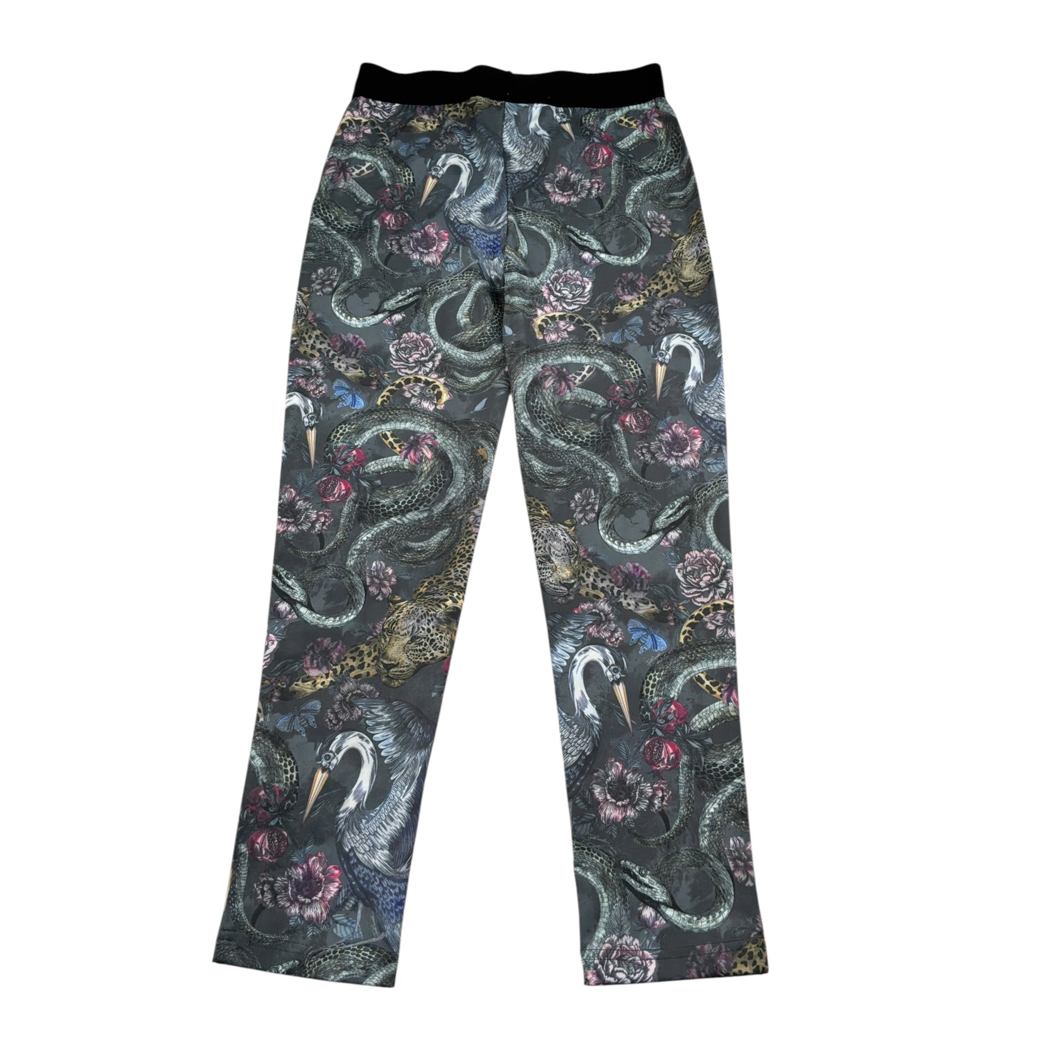 Just Cavalli Leggins Stampa Fantasia con Logo Verde per Bambina JGA26106LE VERDE JUST CAVALLI 
