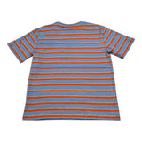 Just Cavalli T-Shirt Fantasia A Righe con Logo Azzurro per Bambina JGA26111TS AZZURRO JUST CAVALLI 