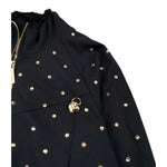 Just Cavalli Felpa con Zip tinta unita con Brillantini Nero per Bambina JGA26127FE NERO JUST CAVALLI 