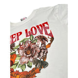 Just Cavalli T-Shirt tinta unita con Stampa Bianco per Bambina JGA26136TS BIANCO JUST CAVALLI 