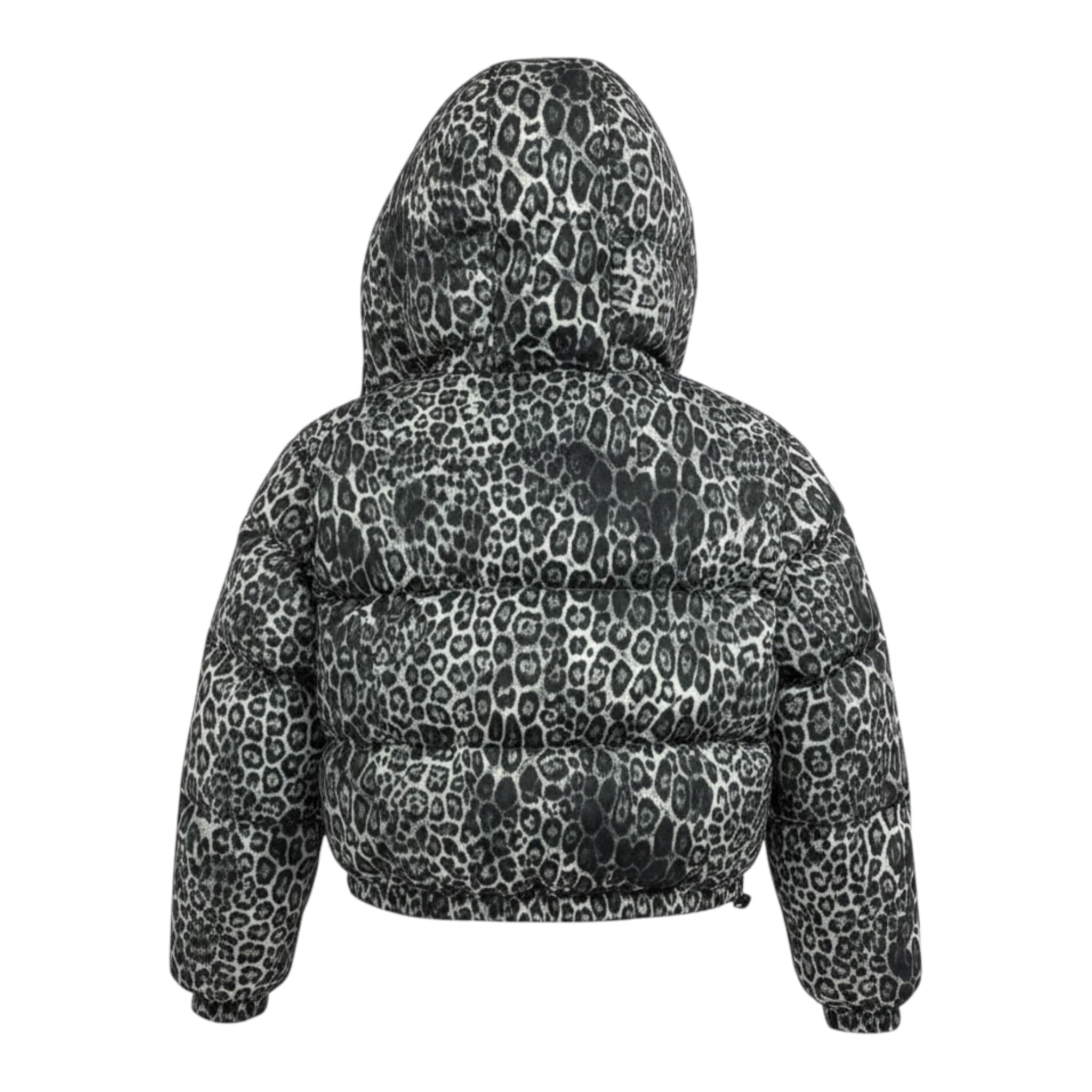 Just Cavalli Giubbino Stampa Fantasia con Cappuccio Nero per Bambina JGA26157PI NERO JUST CAVALLI 