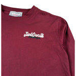 Just Cavalli Shirt Girocollo tinta unita con Stampa Bordeaux per Bambino JGA26170TS BORDEAUX JUST CAVALLI 
